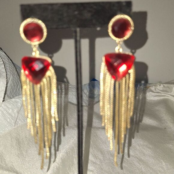Art Deco Style Vintage Pierced Women's Earrings Stud Post Dangle Drop Elegant - Picture 1 of 7